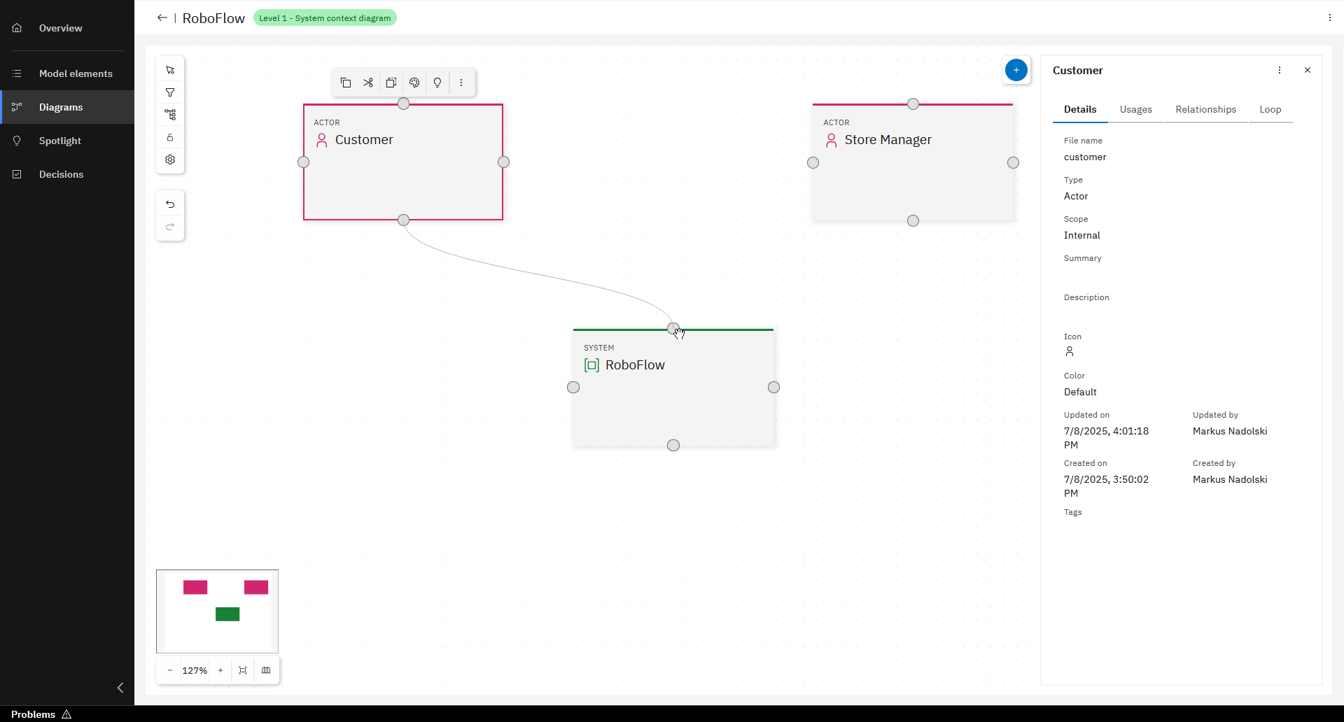 Add model element Screenshot 5