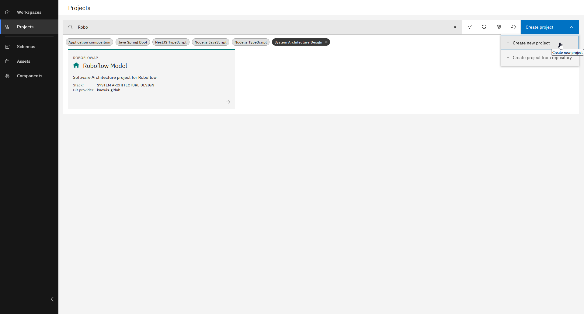 Add project Screenshot 2