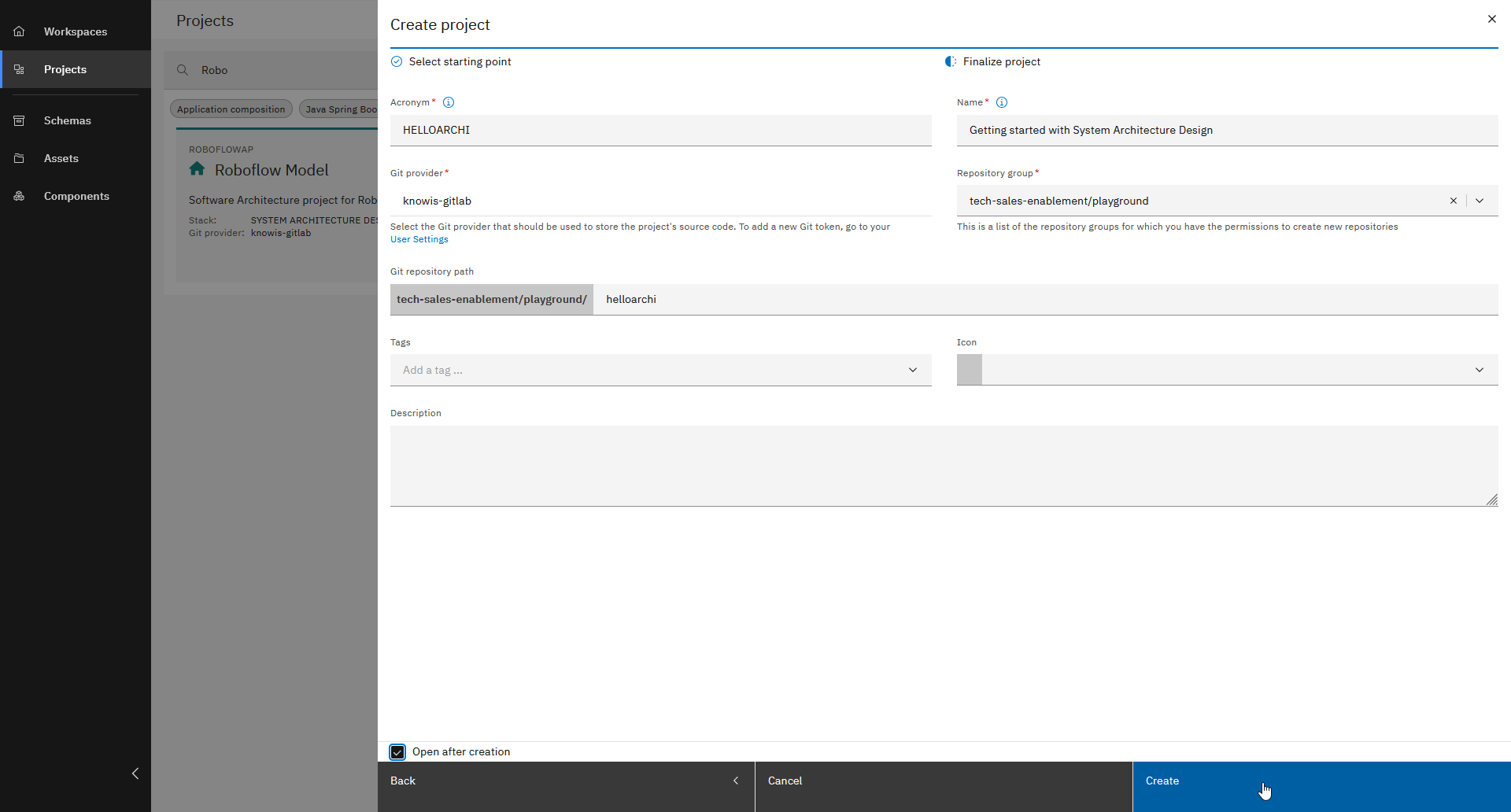 Add project Screenshot 4