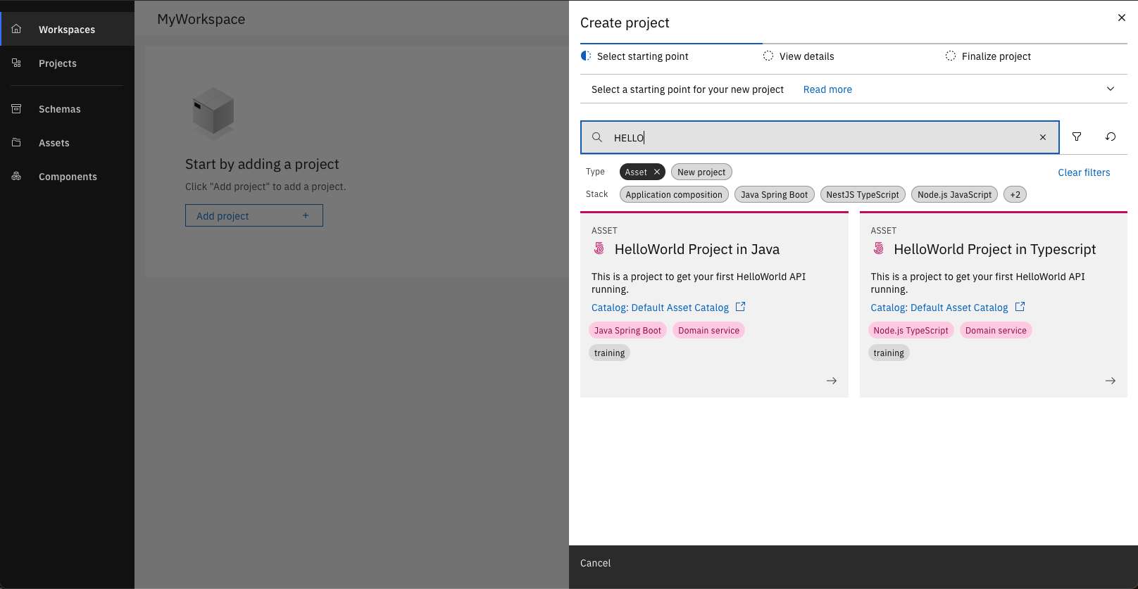 Add project Screenshot 3