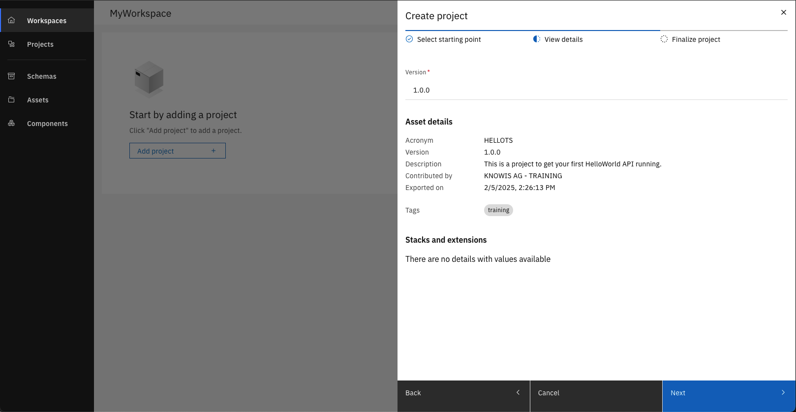 Add project Screenshot 4