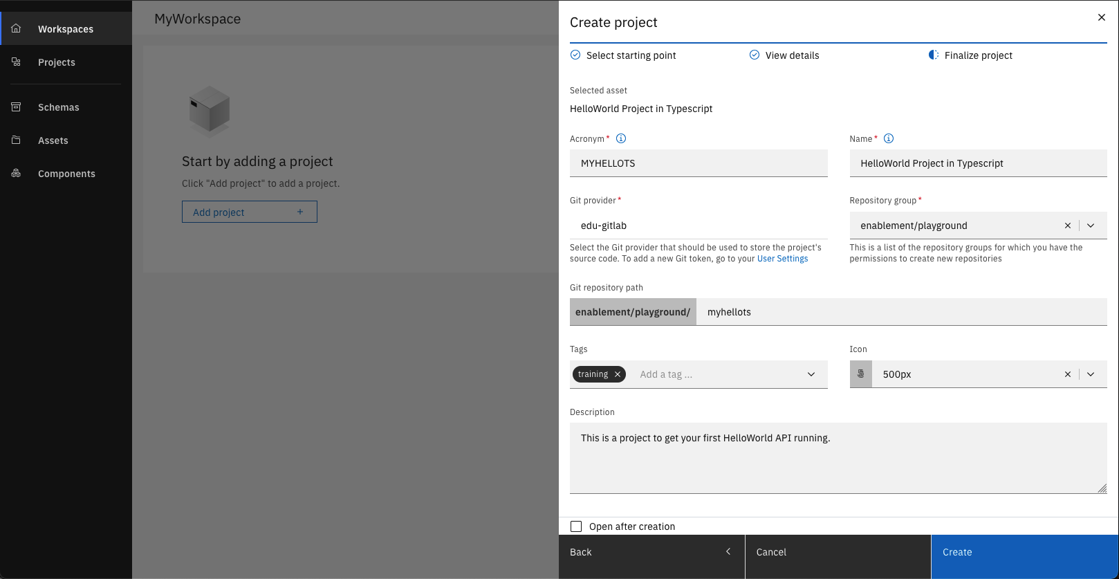 Add project Screenshot 5