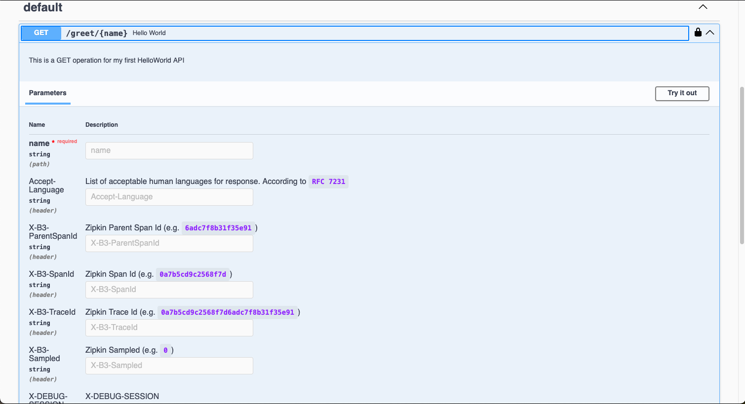 SwaggerUI Screenshot 4