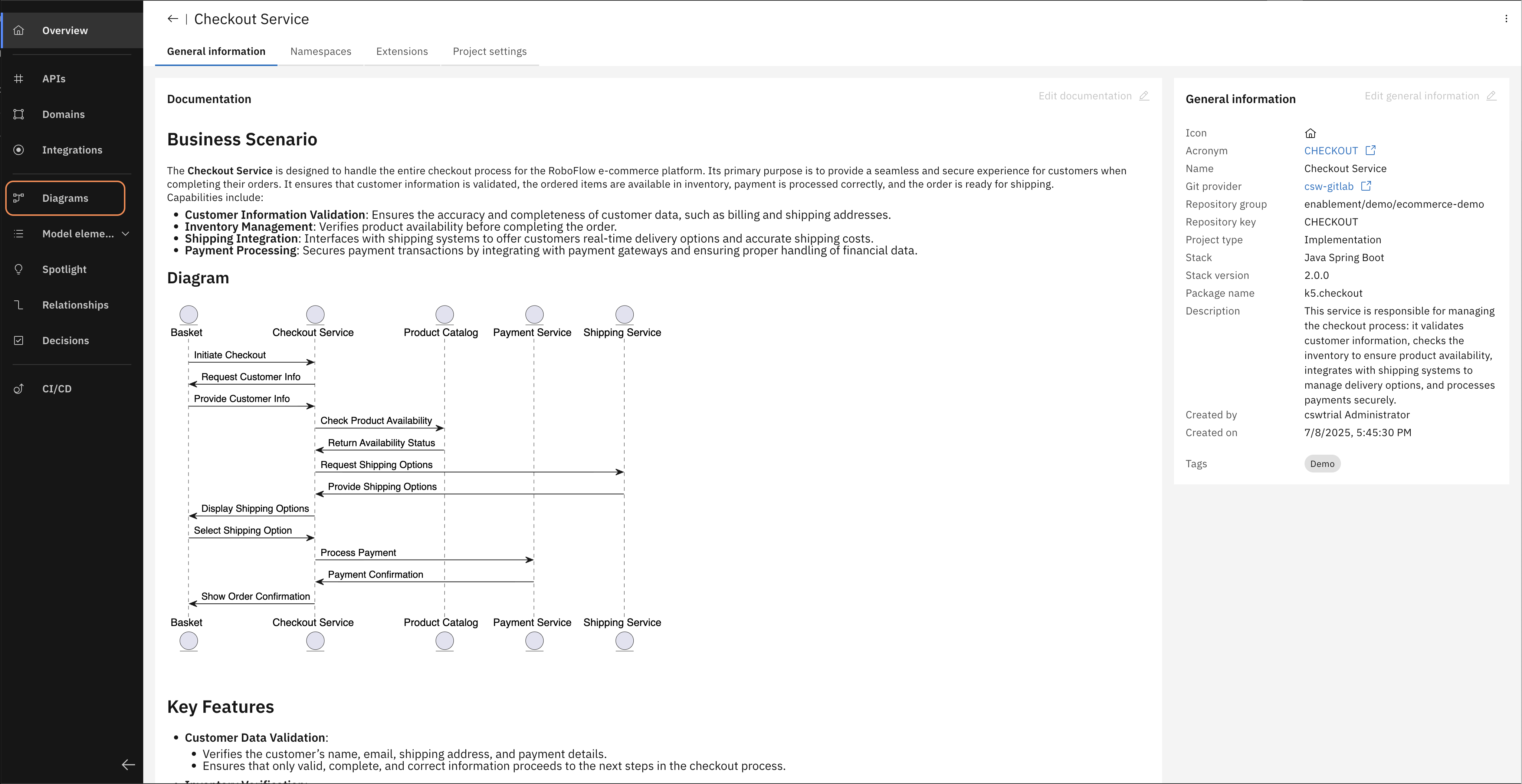 Select Workbench Project