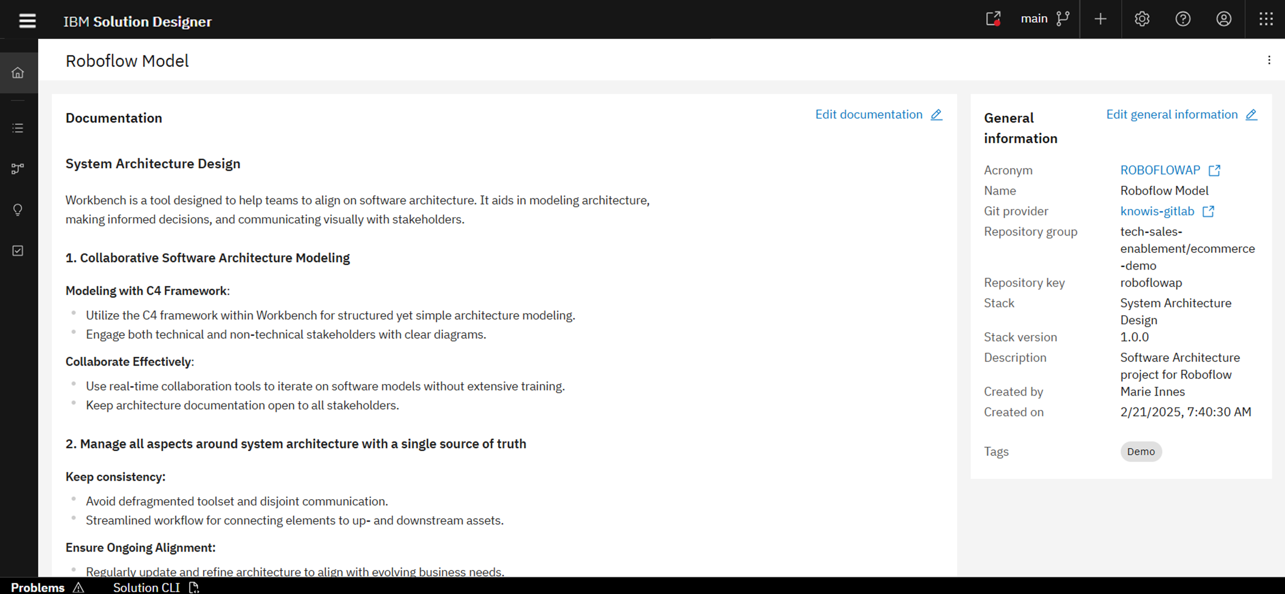 Architecture Model Overview
