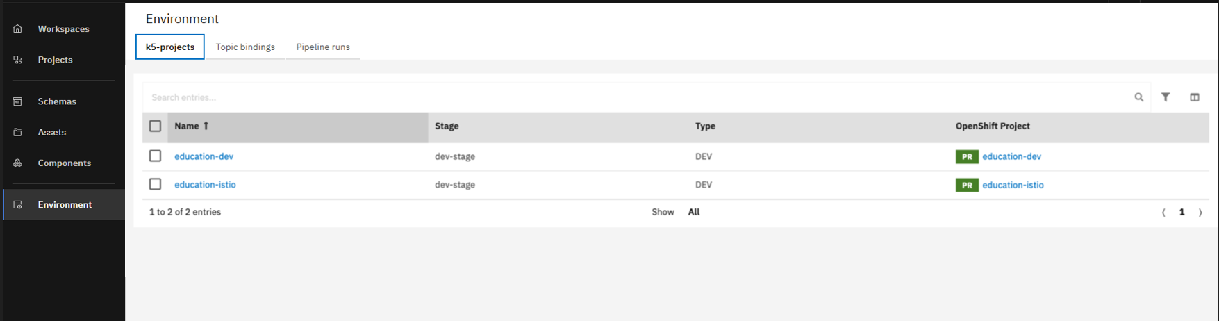 Environment Screenshot 1