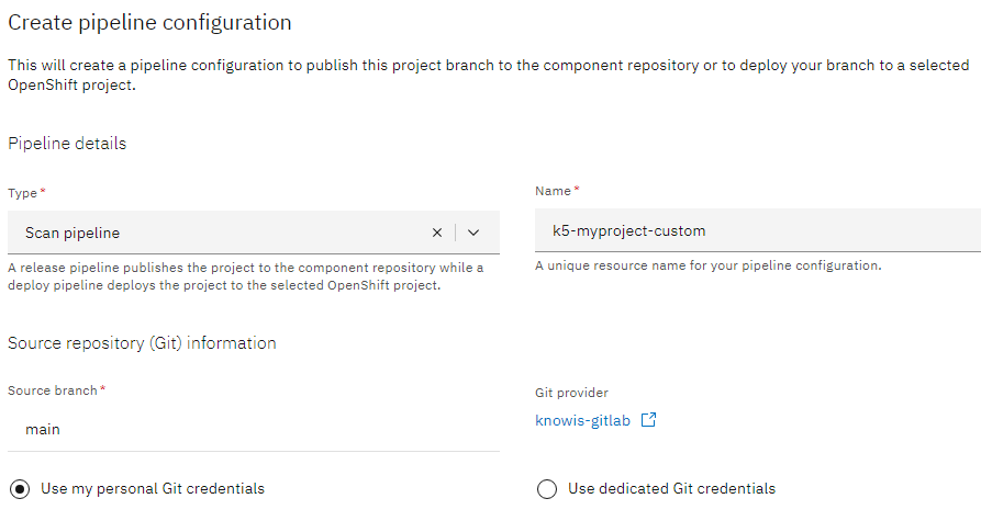 Create Pipeline Screenshot