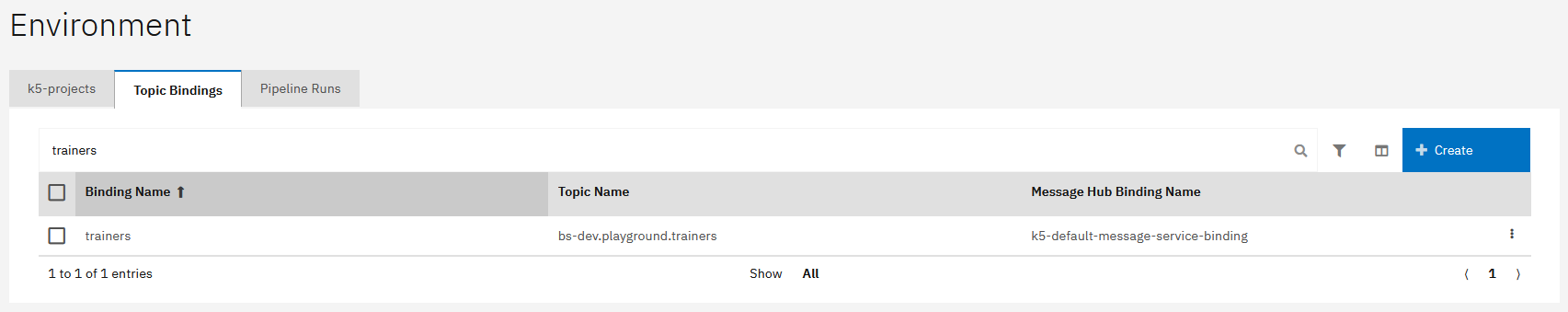 Topic Binding Screenshot
