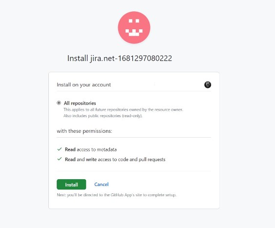 Installing GitHub for Jira
