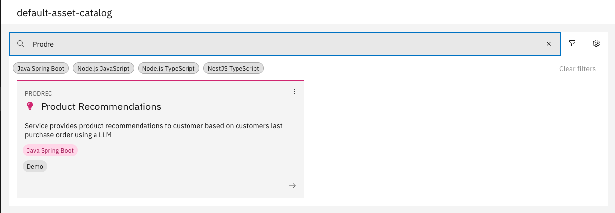 PRODREC Asset in asset catalog