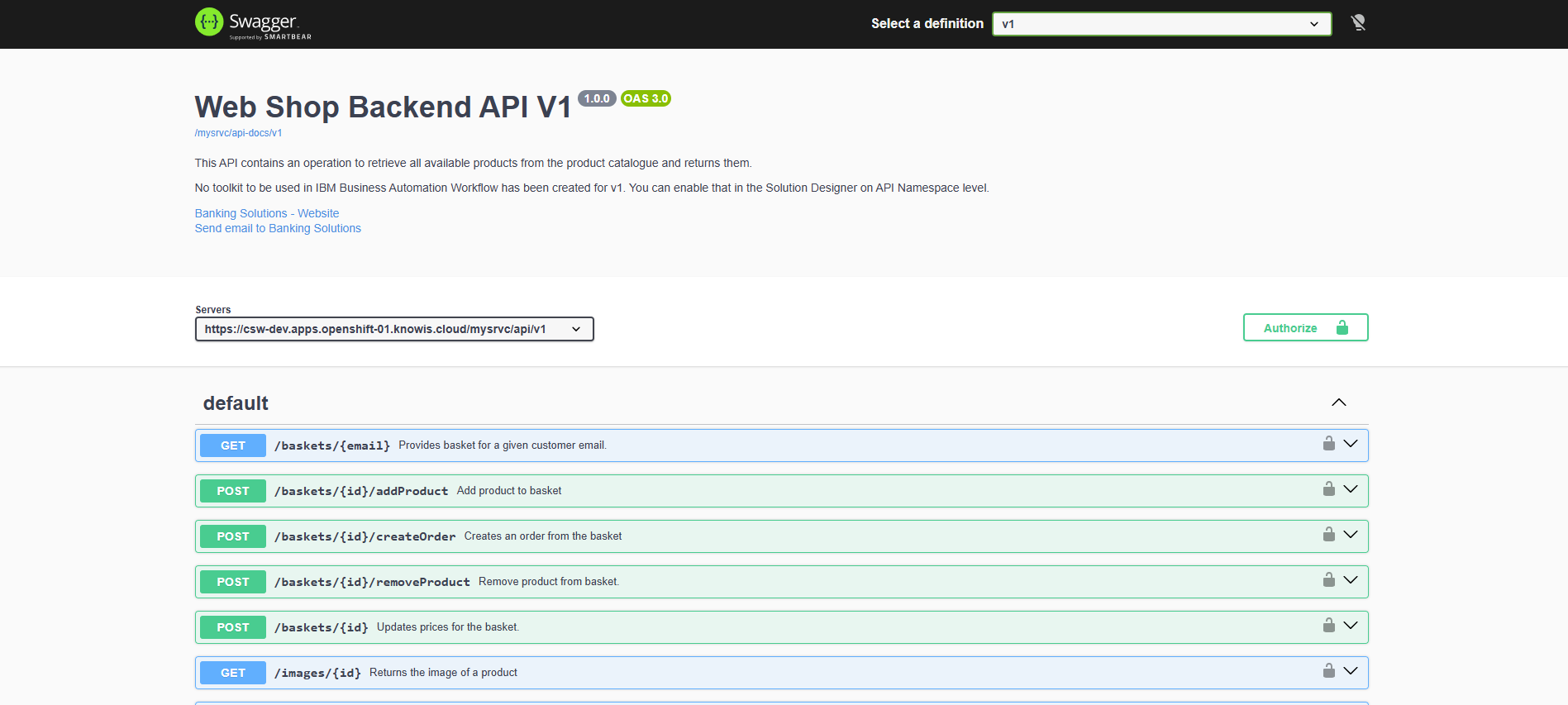 Swagger UI Screenshot 2