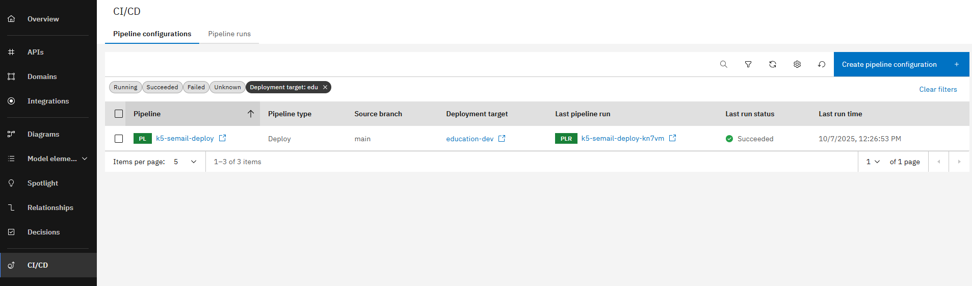 Pipeline Configuration - Step 1