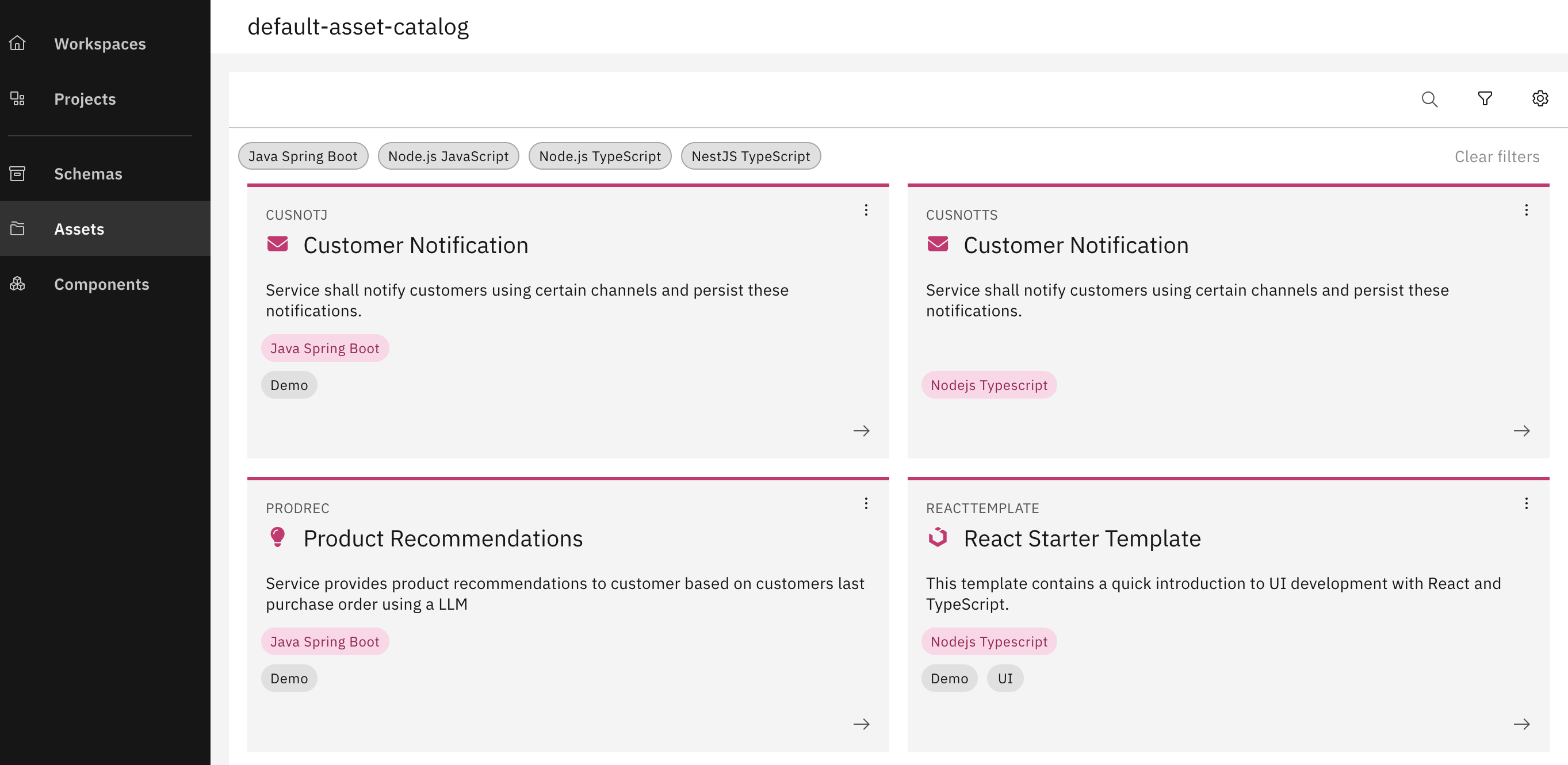 Reusable Architecture Assets