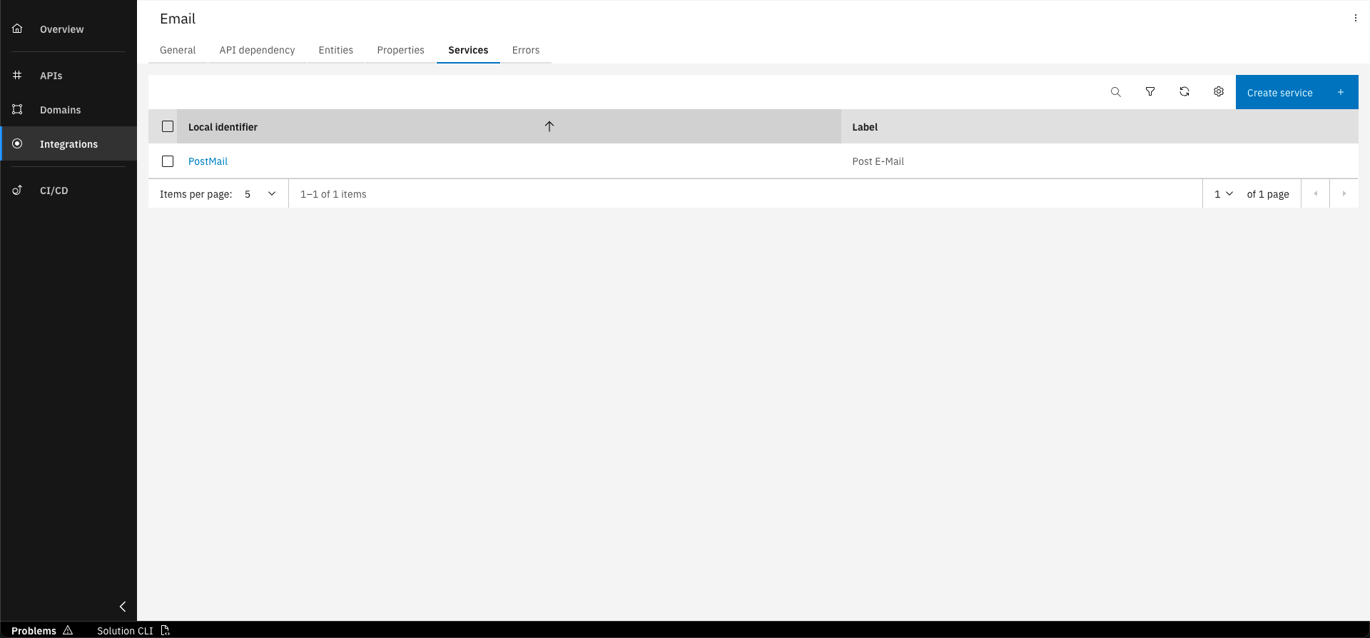 Service Integration Screenshot 10