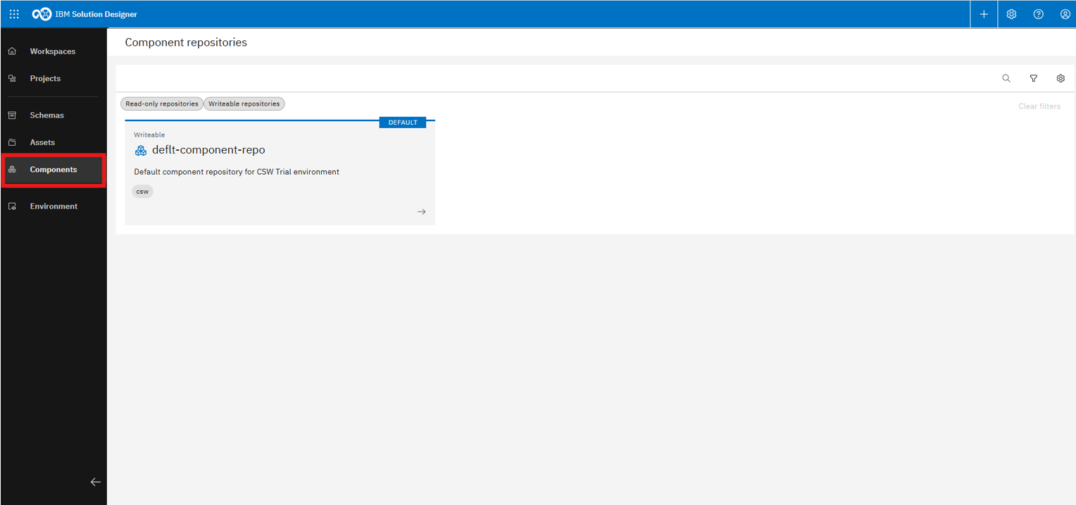 Component repositories