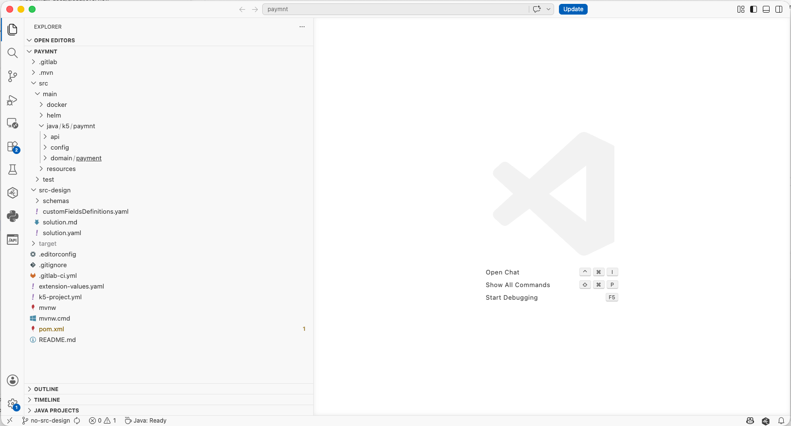Open project