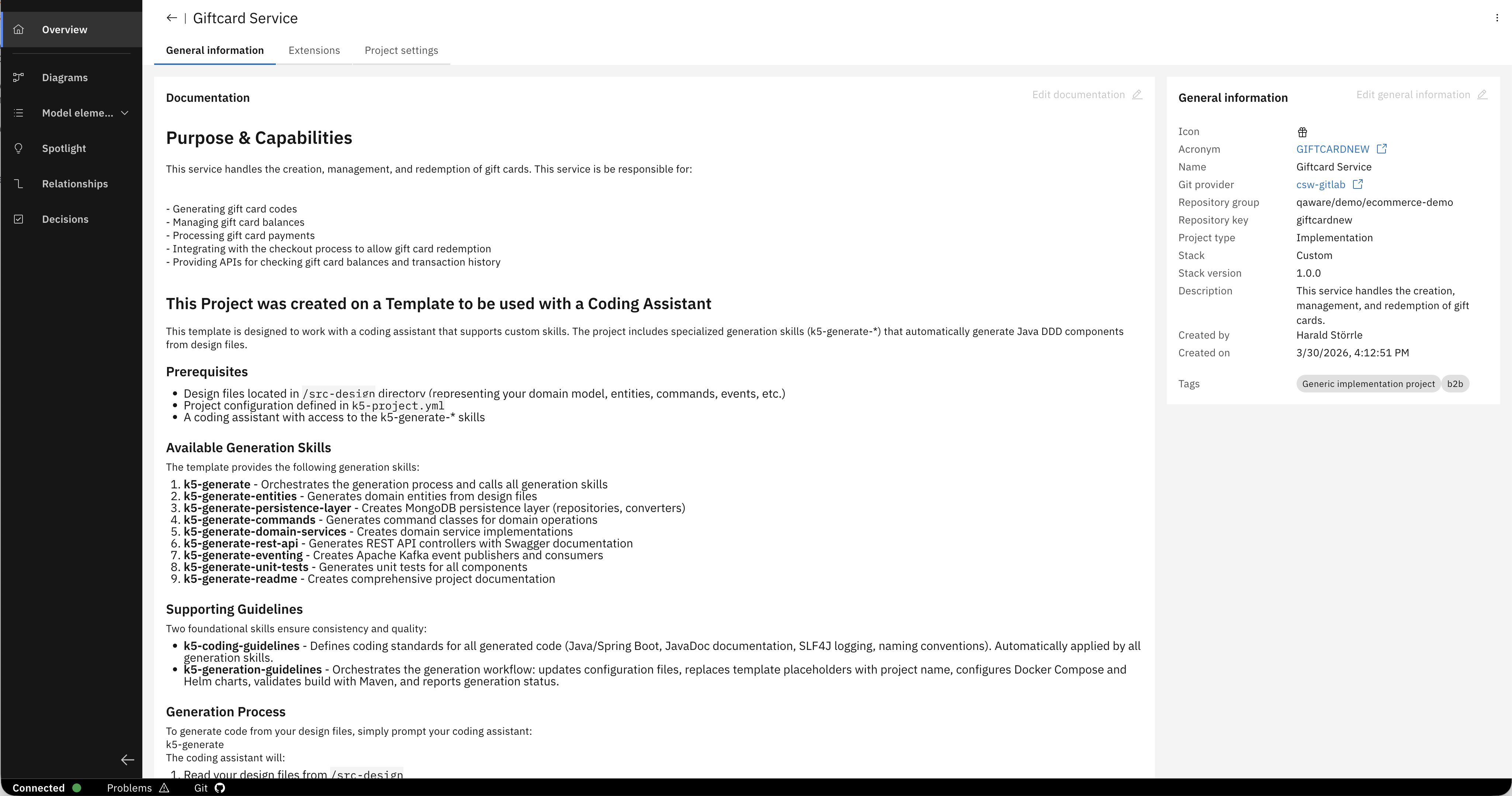 Explore Giftcard Service